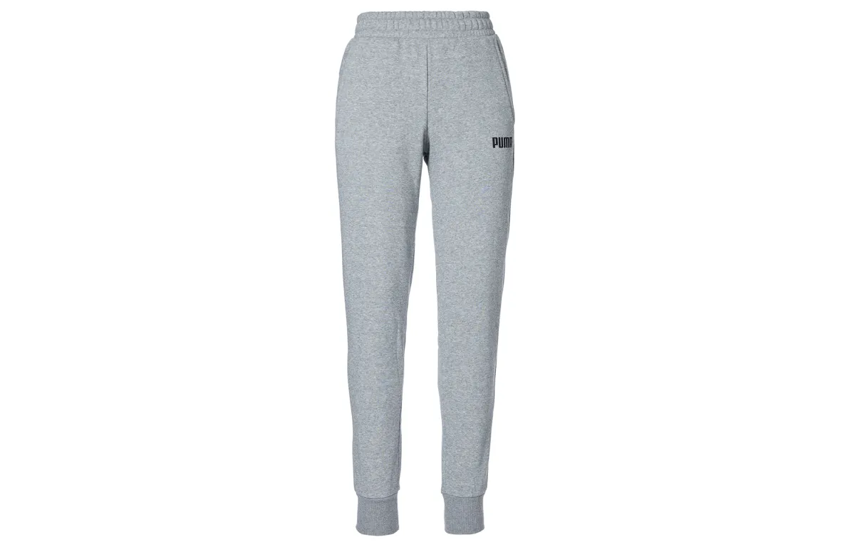 PUMA ESSENTIALS Knitted Sweatpants Men's Gray