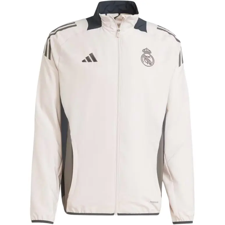 Adidas Real MadridTiro 24 Competition Presentation Track Top Jackets & Coats Men's Light Purple/Gray/Charcoal Gray