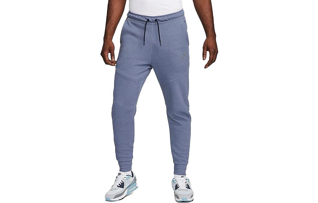 Nike Sportswear Tech Fleece SS22 Knitted Sweatpants Men's Smoke Blue