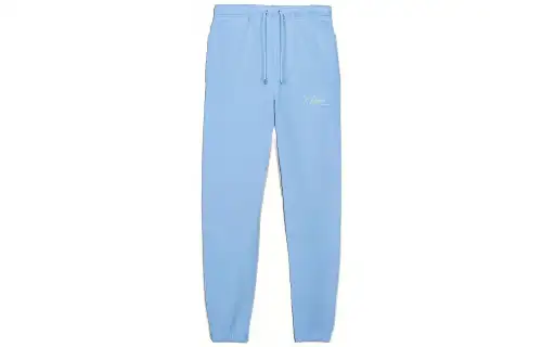 Jordan X Union Jordan X UNION Knitted Sweatpants Unisex Sky Blue Moderate Cuffed Pants