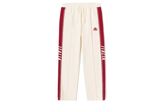 Kappa Knitted Sweatpants Unisex Moderate Straight Fit Pants