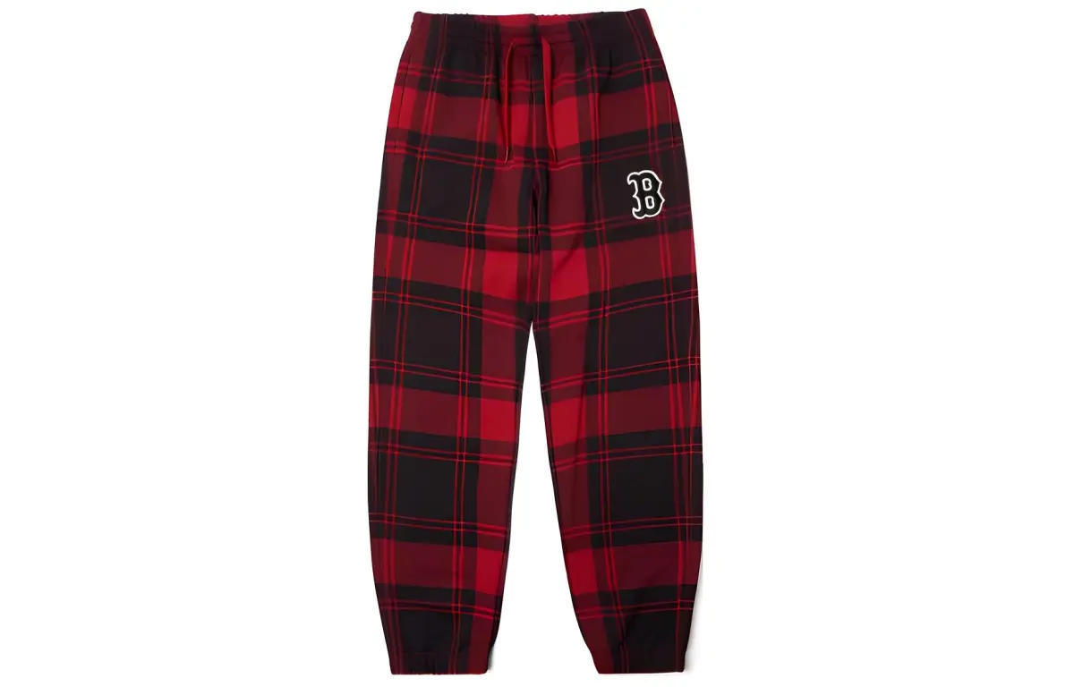 MLB JOGGER TRAINING Knitted Sweatpants Men's Red