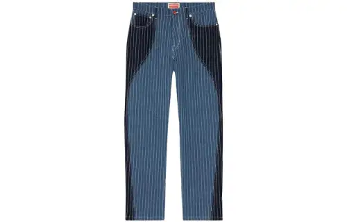 KENZO Loose Patchwork Jeans