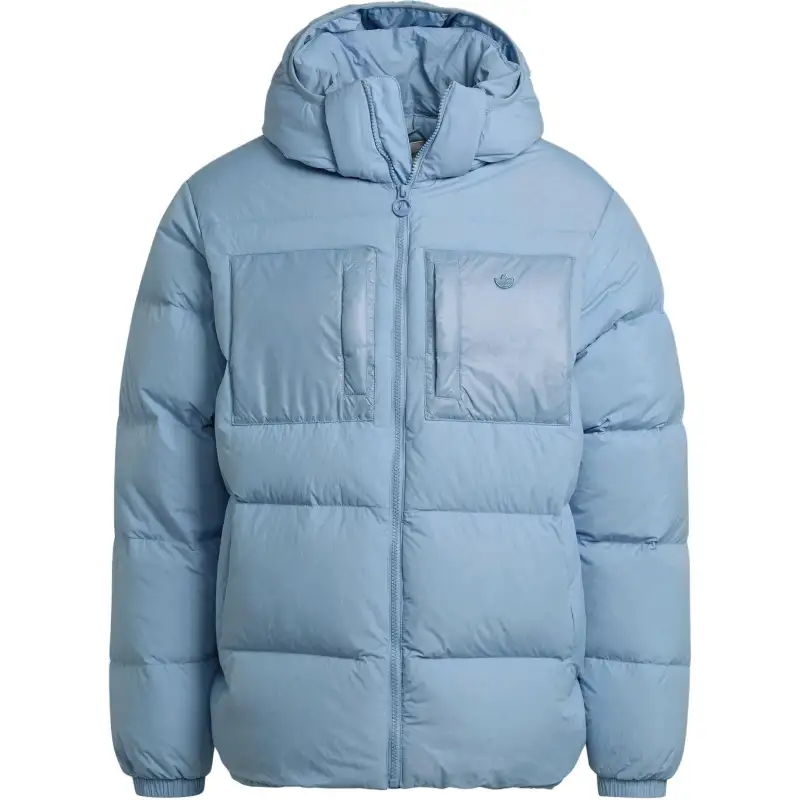 Adidas Originals Down Regent HOODED PUFFER JACKET Down Jacket Men's Sky Blue