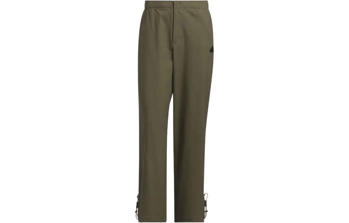 Adidas City Escape Woven Pants Knitted Sweatpants Men's Strata Olive Green