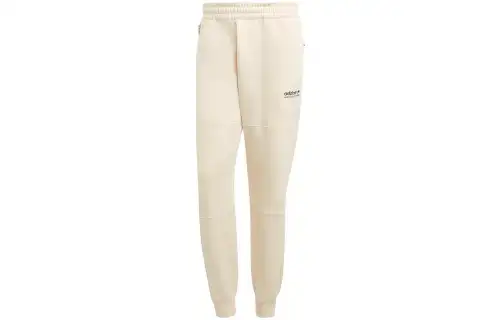 Adidas Originals Knitted Sweatpants Japan Version Men's Ecru