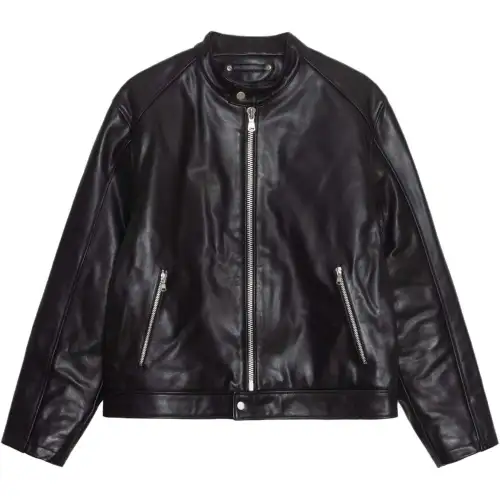Stussy Cafe Racer Leather Jacket