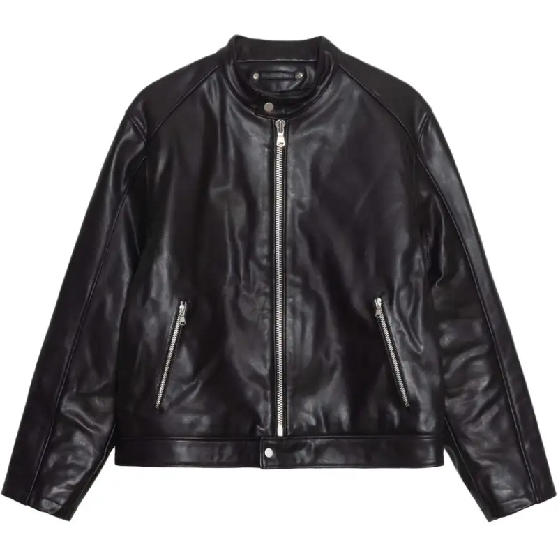 Stussy Cafe Racer Leather Jacket