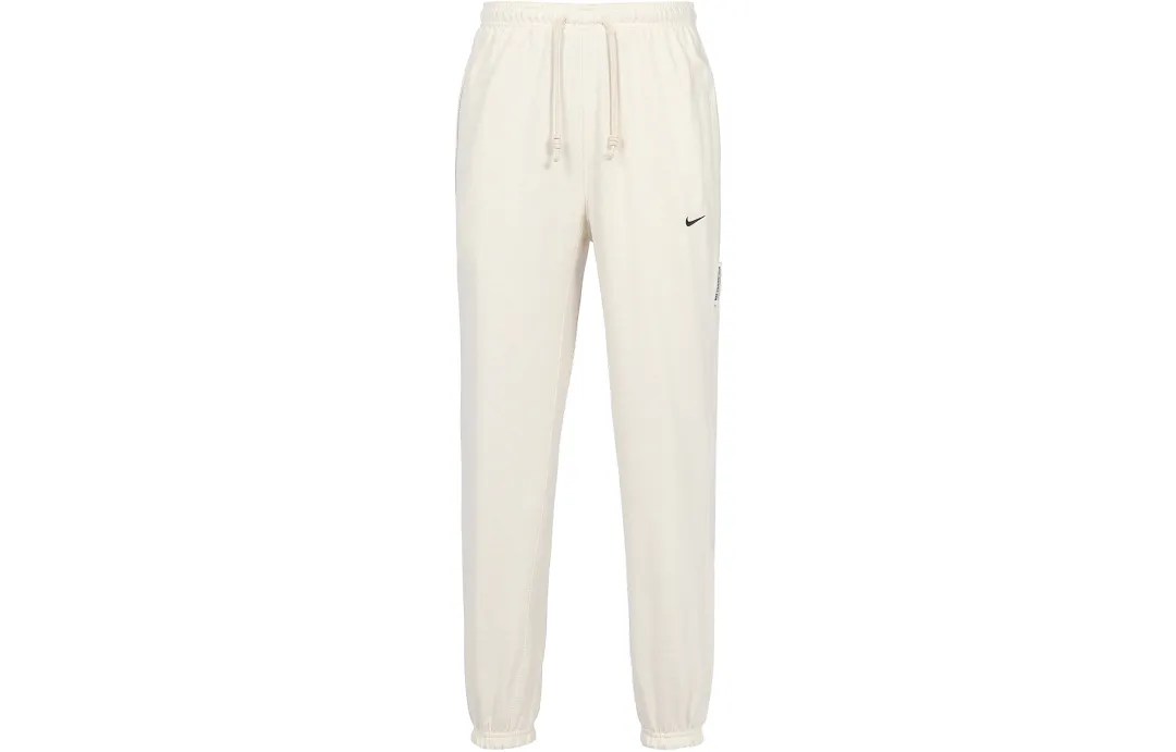 Nike Dri Fit Knitted Sweatpants Men's Ecru