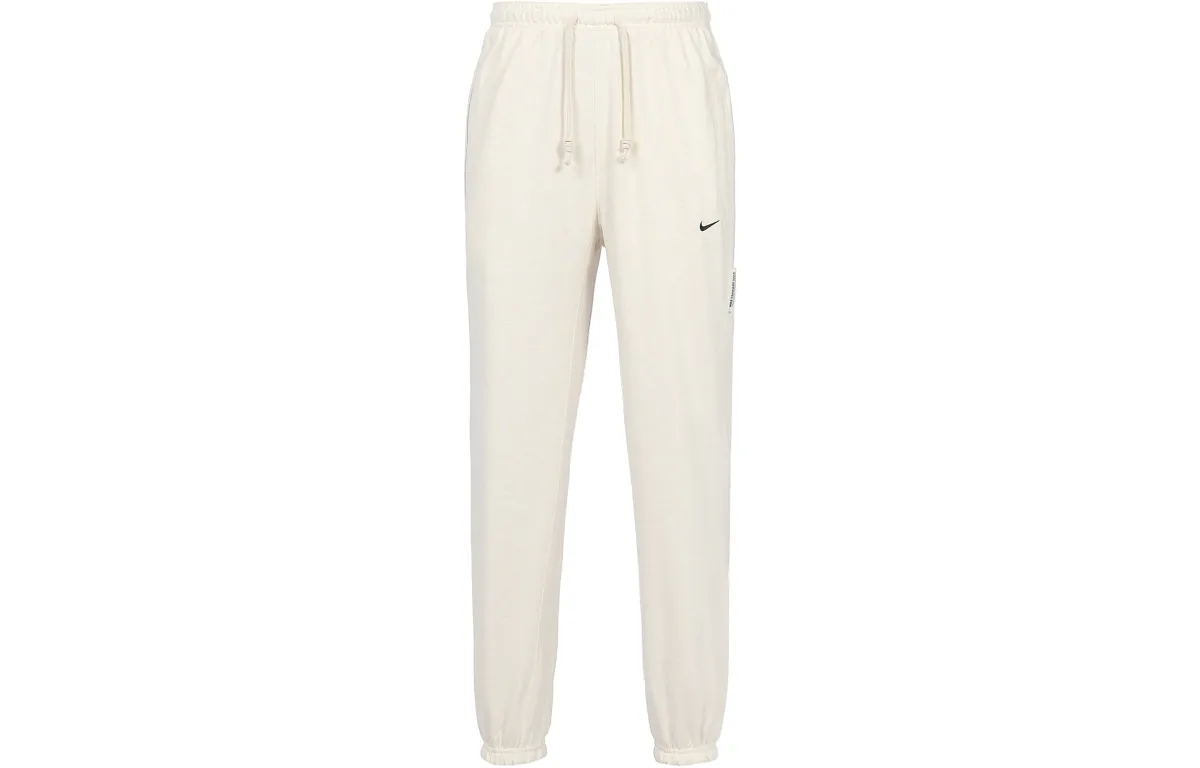 Nike Dri Fit Knitted Sweatpants Men's Ecru