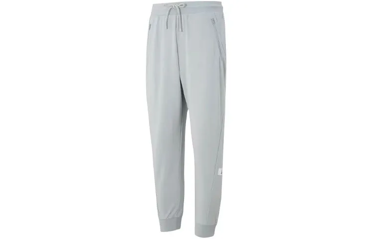 Adidas Knitted Sweatpants Men's Gray