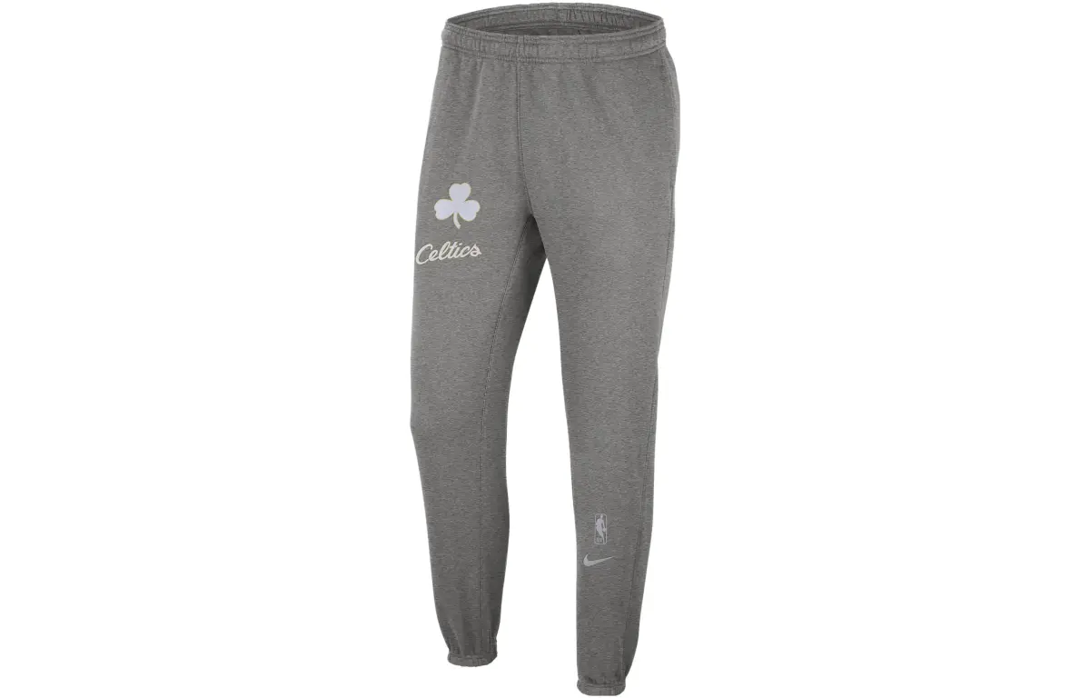 Nike Knitted Sweatpants Men's Gray Moderate Slim Fit Pants