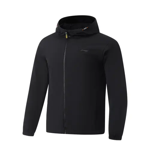 Li Ning Fitness Series Trench Coat Men's Black