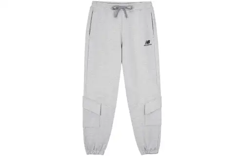 New Balance Sports Pants Knitted Sweatpants Men's Gray
