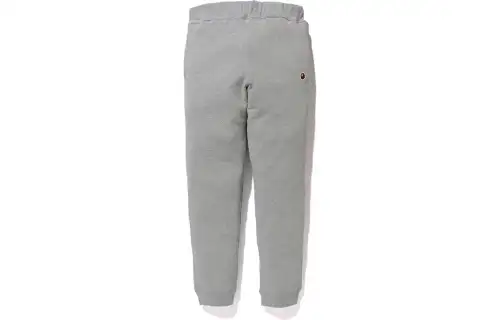 A BATHING APE Knitted Sweatpants Men's Gray Moderate Cuffed Pants