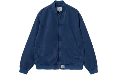 Carhartt WIP SS24 OG Santa Fe Bomber Jackets & Coats Men's Marine Blue