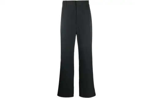 Bottega Veneta Casual Pants Men's Black Moderate Wide Leg Pants