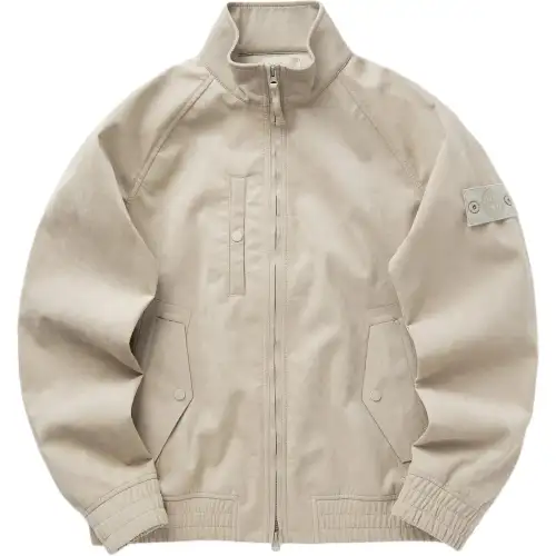 Stone Island Alcantara Ghost bomber jacket