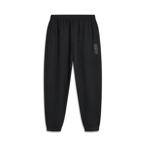 Li Ning Sports Fashion Collection Knitted Sweatpants Men's Black