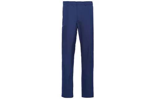 PRADA Casual Pants Men's Blue Moderate Straight Fit Pants