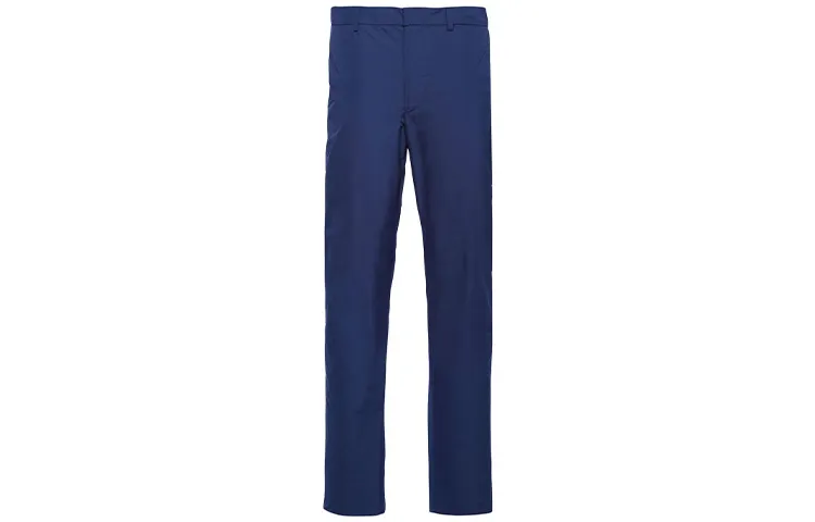 PRADA Casual Pants Men's Blue Moderate Straight Fit Pants