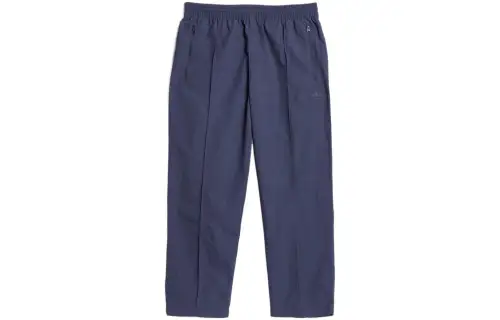 Adidas Originals Casual Pants Unisex Navy Blue Moderate Straight Fit Pants