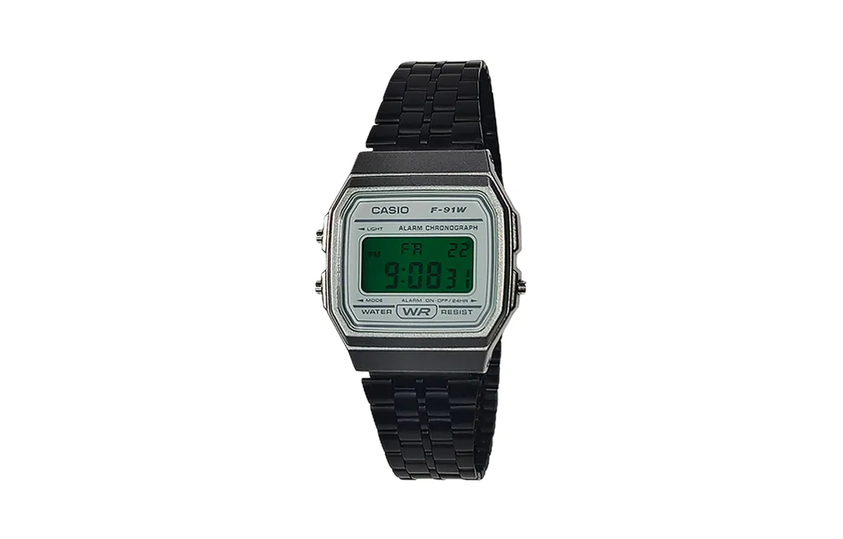 CASIO Custom Collection Quartz Movement Stainless Steel Strap Watch Men's Watches Gray Dial