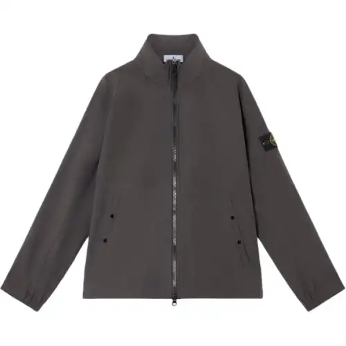 STONE ISLAND High Neck Zipped Jacket