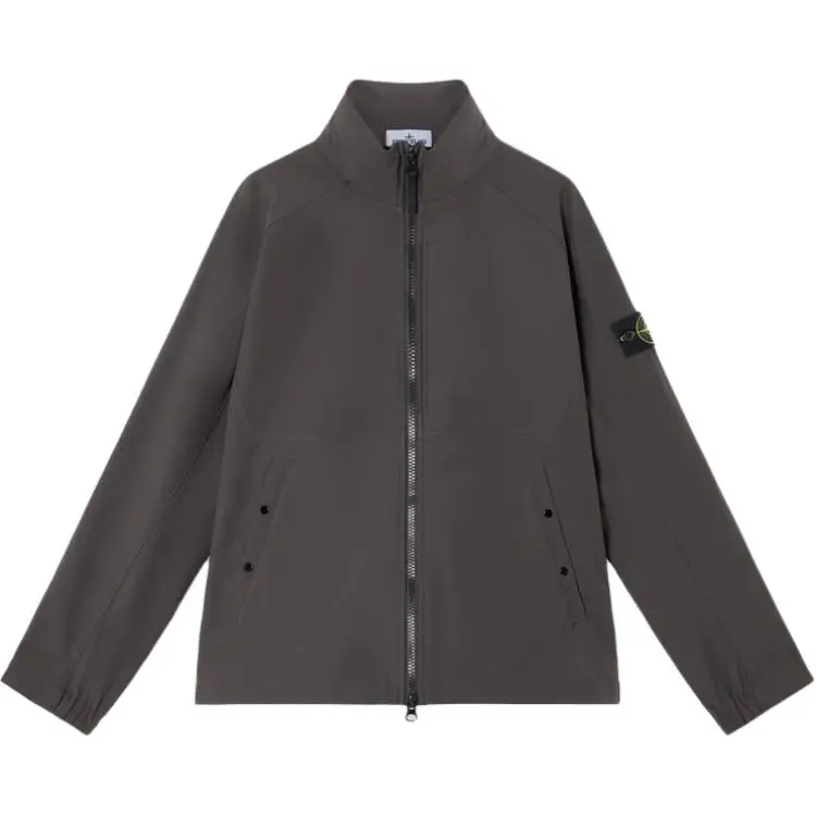 STONE ISLAND High Neck Zipped Jacket