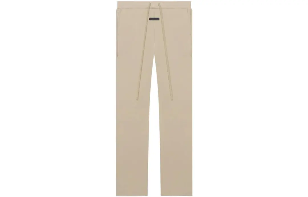 Fear Of God SS23 Eternal Knitted Sweatpants Unisex Beige Moderate Straight Fit Pants