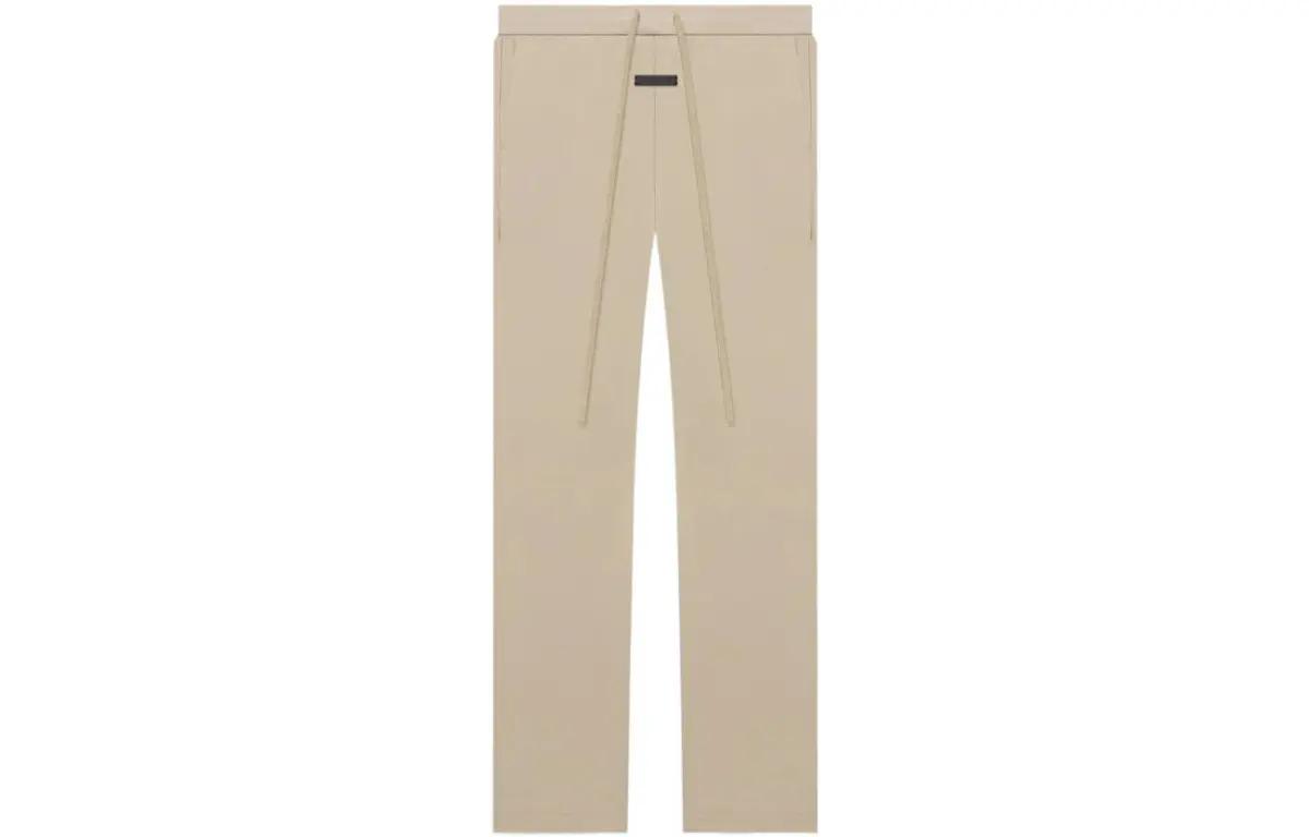 Fear Of God SS23 Eternal Knitted Sweatpants Unisex Beige Moderate Straight Fit Pants