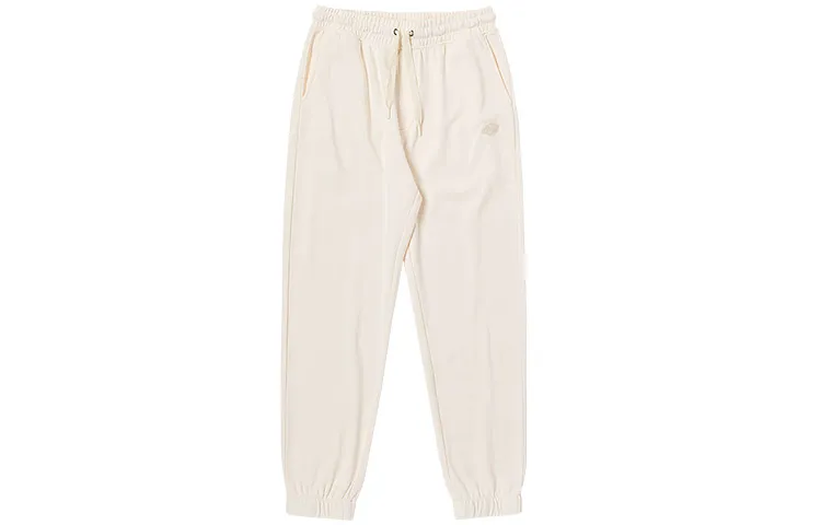Dickies Knitted Sweatpants Unisex Apricot Moderate Cuffed Pants