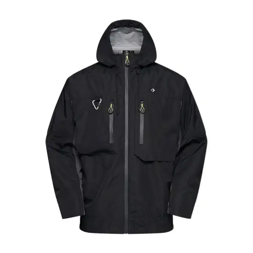 Converse Jackets Men's Black A01 Hooded Moderate Other