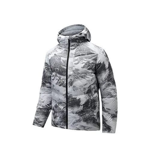 Anta Down Jacket Men's Pure White/Norman Jiangxue
