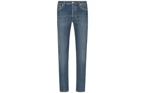 DIOR Jeans Men's Blue Moderate Slim Fit Pants