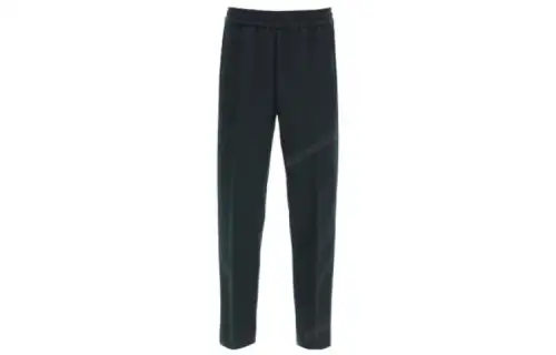 Golden Goose Casual Pants Men's Dark Green Moderate Straight Fit Pants