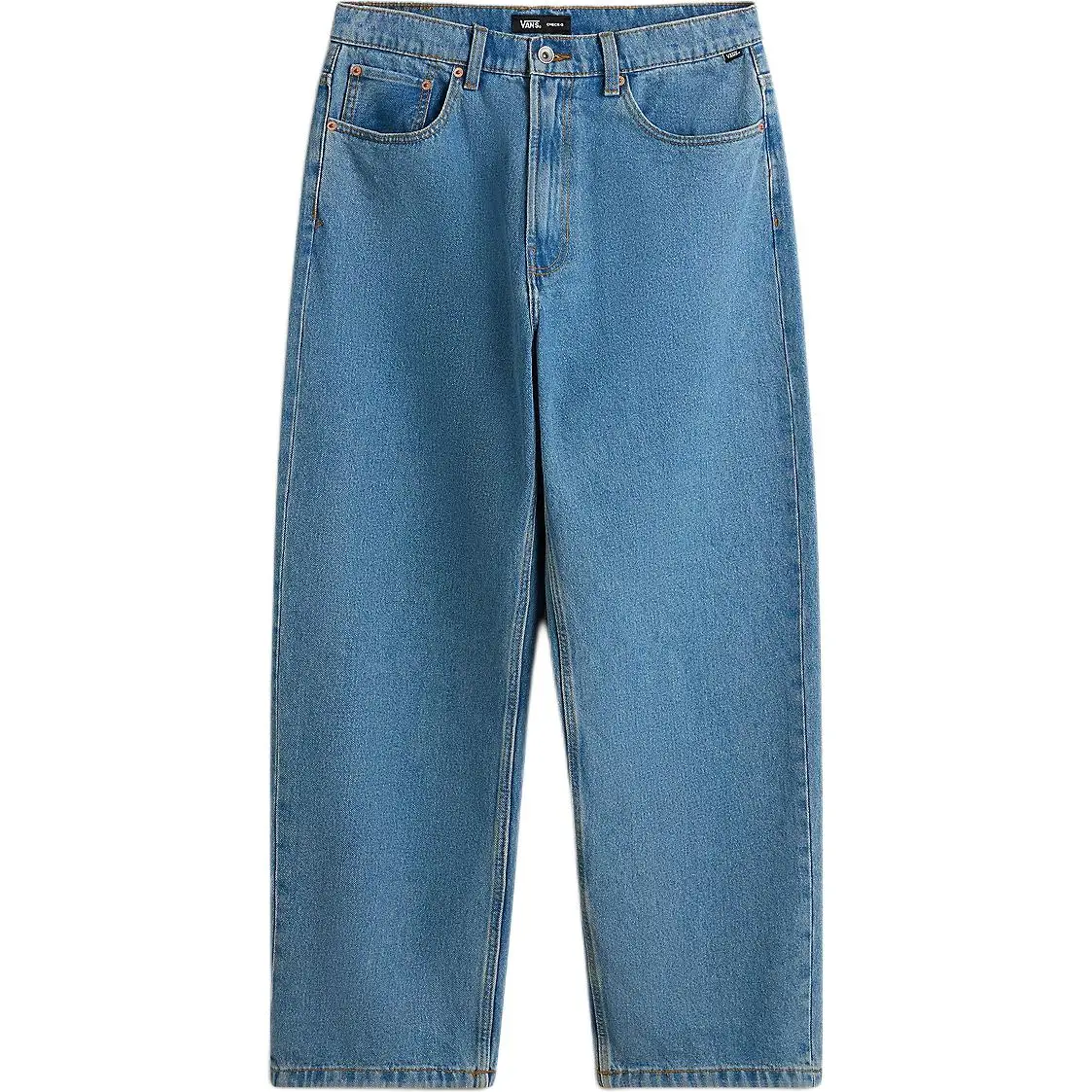 Vans Check 5 Baggy Denim Trousers Jeans Unisex Blue
