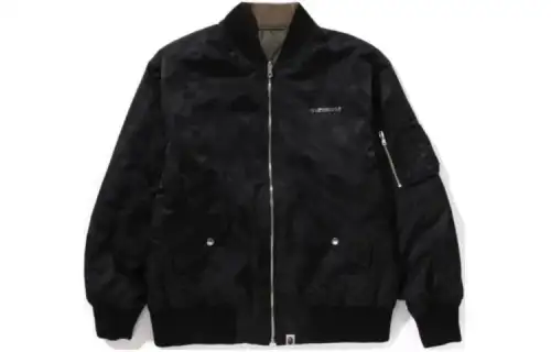 Bape Abc Camo Jacquard Bomber Jacket Jacket
