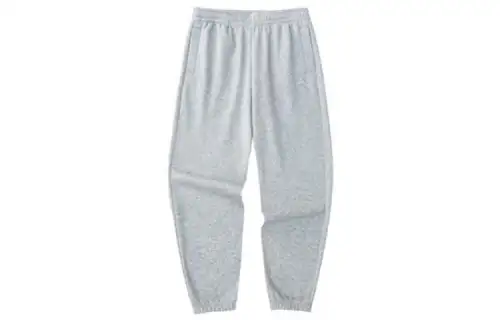 ANTA Life Collection Knitted Sweatpants Men's Gray Heather Gray Thickened Cuffed Pants