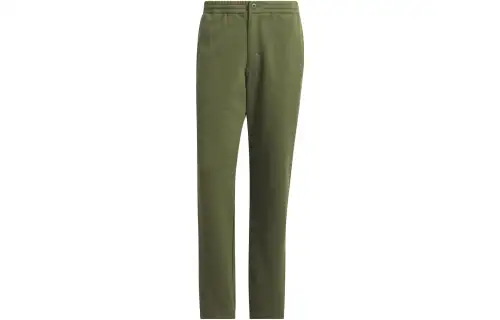 Adidas Originals Knitted Sweatpants Unisex Pine Green Moderate Straight Fit Pants
