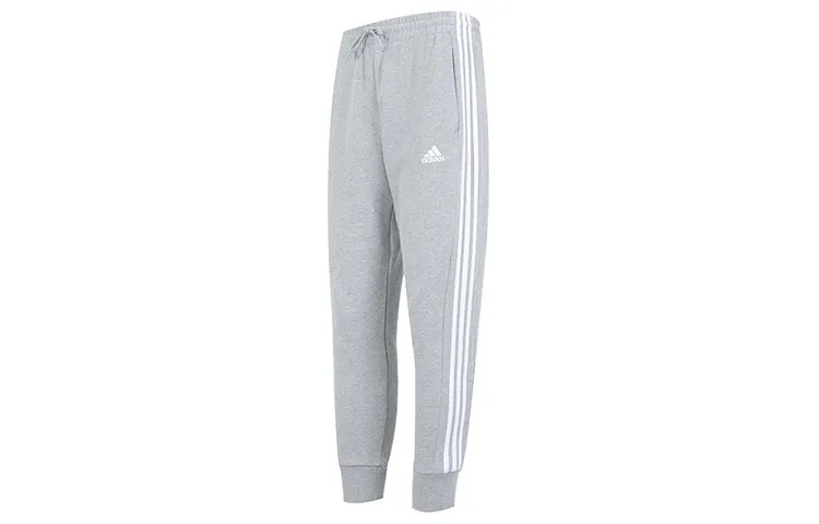 Adidas Knitted Sweatpants Men's Gray