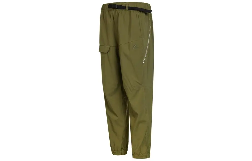Adidas Casual Pants Men's Green Moderate Cuffed Pants