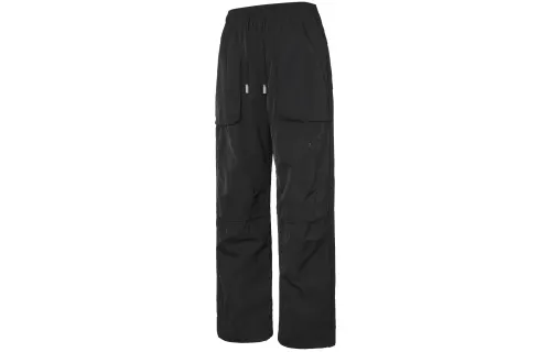 Jordan Knitted Sweatpants Men's Black Moderate Straight Fit Pants
