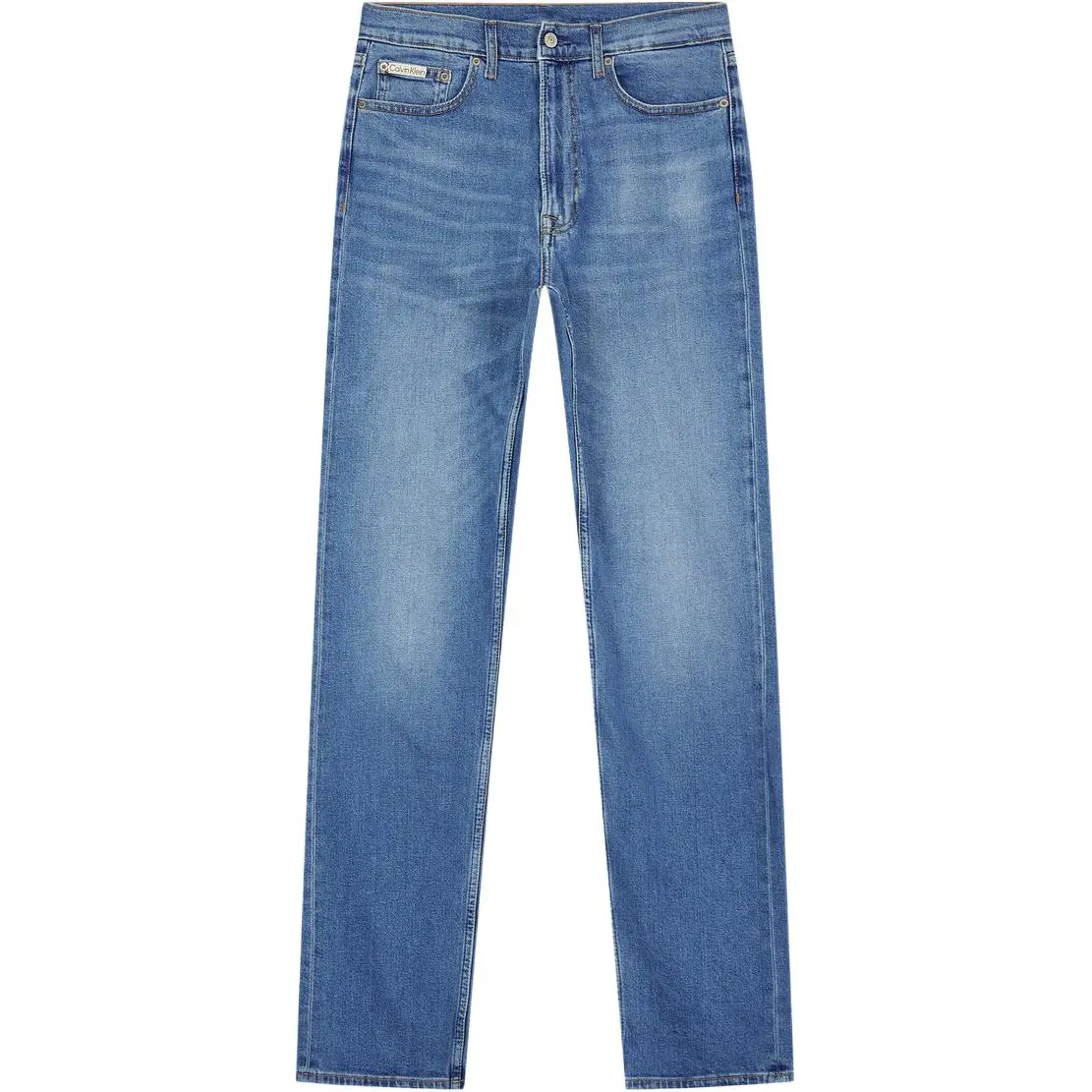 Calvin Klein Jeans Men's Blue Moderate Straight Fit Pants