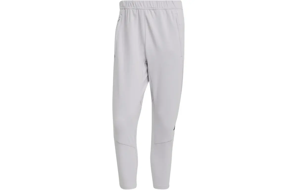Adidas Knitted Sweatpants Men's Light Heather Gray