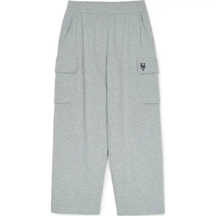 MLB New York Mets Cargo Pants Unisex Mixed Color Gray