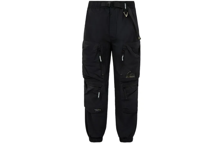 EVISU Knitted Sweatpants Men's Moderate Cuffed Pants
