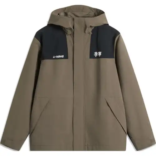 Li Ning Lotus Leaf Trench Coat Unisex Teak Brown