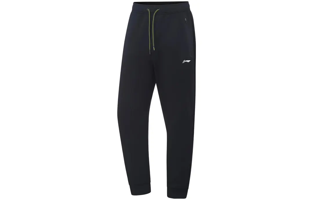 Li Ning Fitness Series Knitted Sweatpants Men's Black