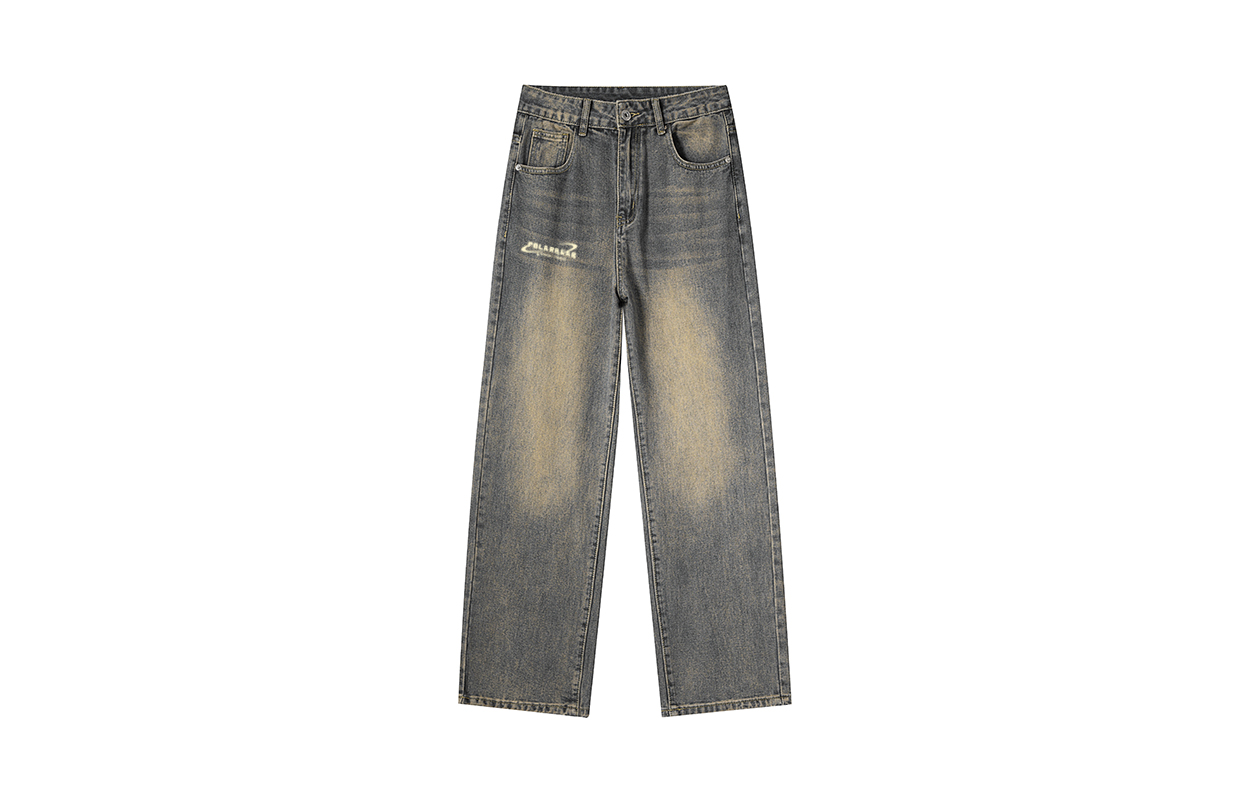 POLAR BEAR Jeans Unisex Vintage Blue